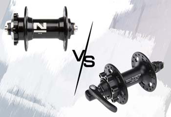 Vergleich: Vorderradnaben Novatec D041SB Schnellspanner 6-Loch vs. Shimano Deore XT HB-M756 Disc 6-Loch